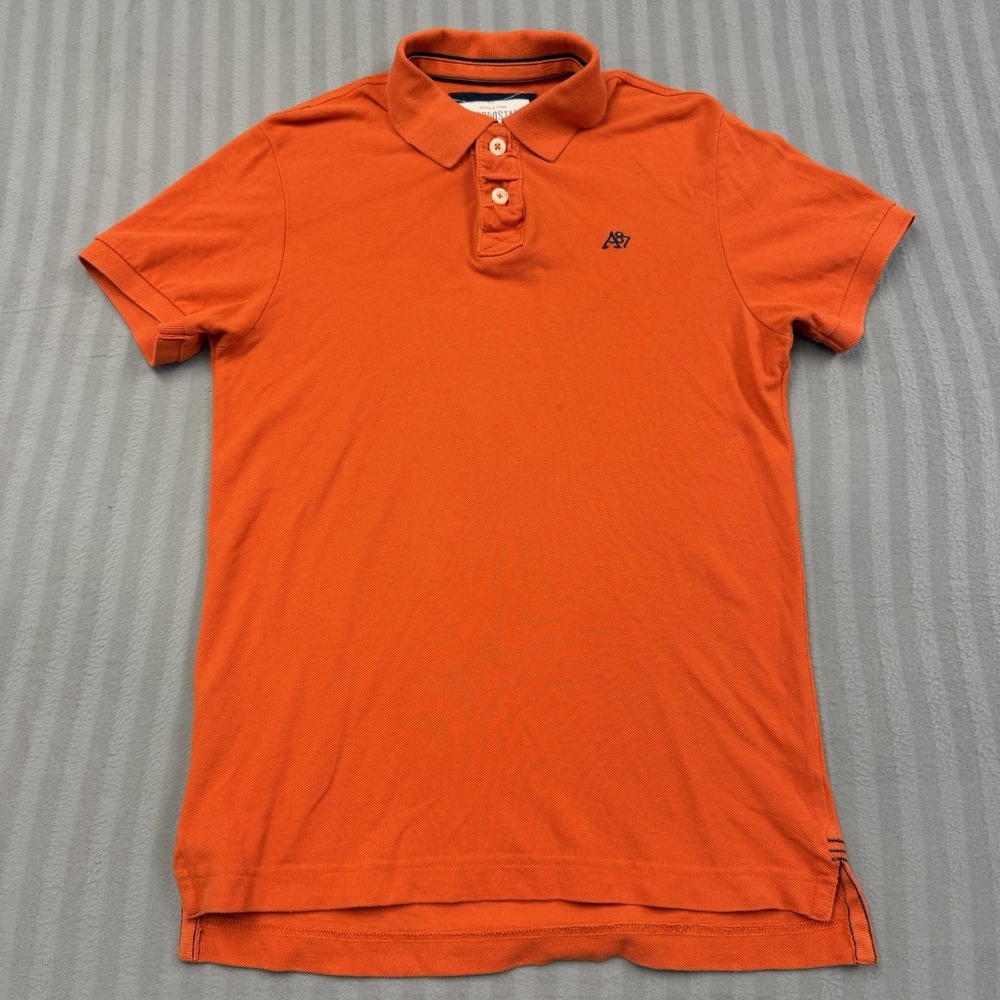 Aeropostale Men's Medium Red Polo Embroidered